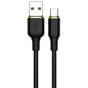 Дата кабель Amaya 89C USB to Type-C 3A (1m) Black
