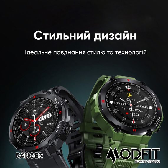 Годинник M3odfit  Ranger Grey 36 мм. | Зображення 5