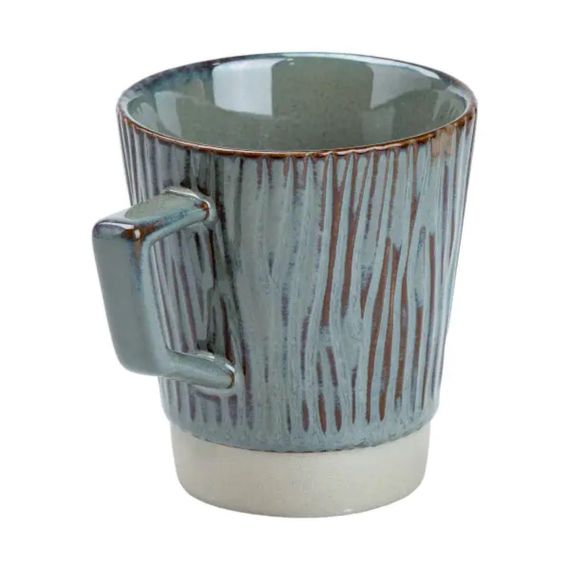 Чашка порцелянова для чаю та кави 300 мл у стилі ретро Зелена HP7208GR | Зображення 2