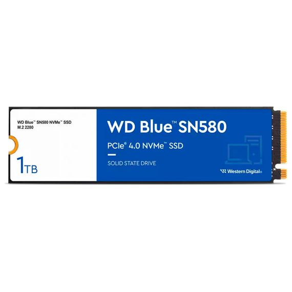 Накопичувач SSD M.2 2280 1TB SN580 Blue WD (WDS100T3B0E) | Зображення 1