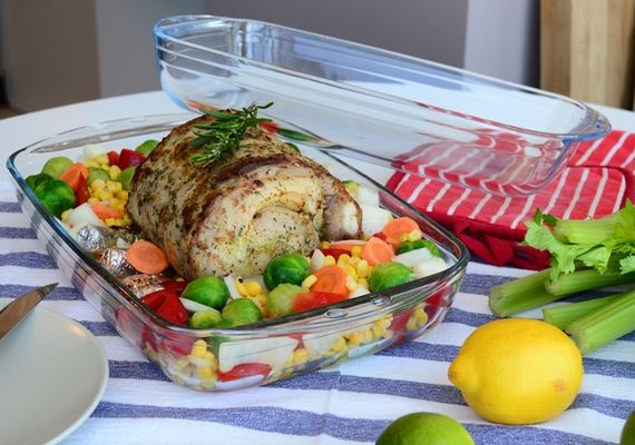 Каструля с/к PYREX кастрюля склян. прямокут. 5.2л (2.6л+2.6л) упак (555A000) (555A000)