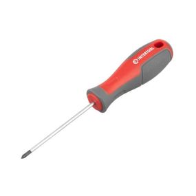 Викруткa хрестова PH0*75 мм, Cr-V INTERTOOL VT-3313