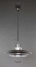 Люстра підвісна на 1 лампочку 27105 Чорний 60-170х38х38 см.