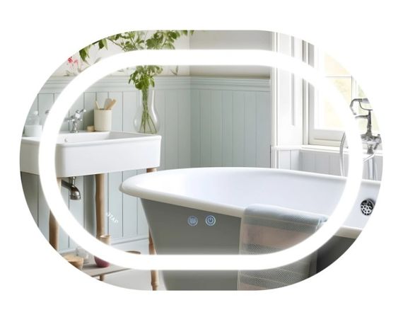 Дзеркало Qtap Gemini з LED-підсвічуванням Touch QT2578R8070