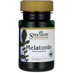 Мелатонін для сну Swanson Melatonin 3 mg 60 Caps SWA-01498