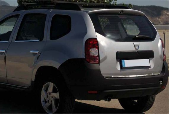 Кромка багажника (нерж.) Carmos - Турецкая сталь для Dacia Duster 2008-2018 гг