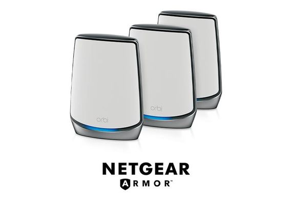 Система WiFi-Mesh NETGEAR Orbi RBK853 AX6000, 3мод, білий (RBK853-100EUS) | Зображення 2