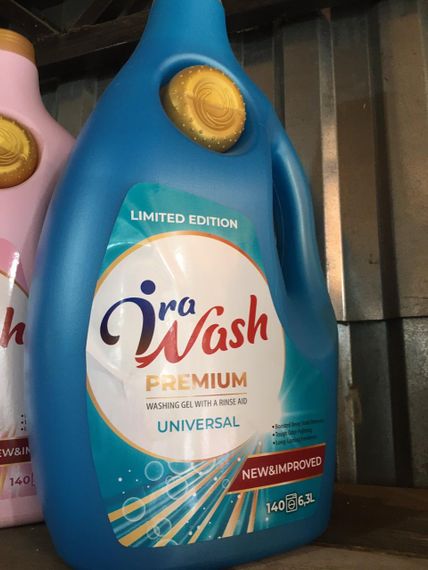 🧴 Пральний гель Ira Wash Premium 6.3 л | Універсальний з ополіскувачем 🌿 140 прань | Свіжість та гігієна!