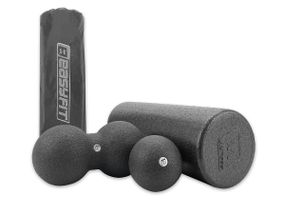 Набір для масажу EasyFit MioSet-XL (2 м'ячики+ролик) (2005-XL)