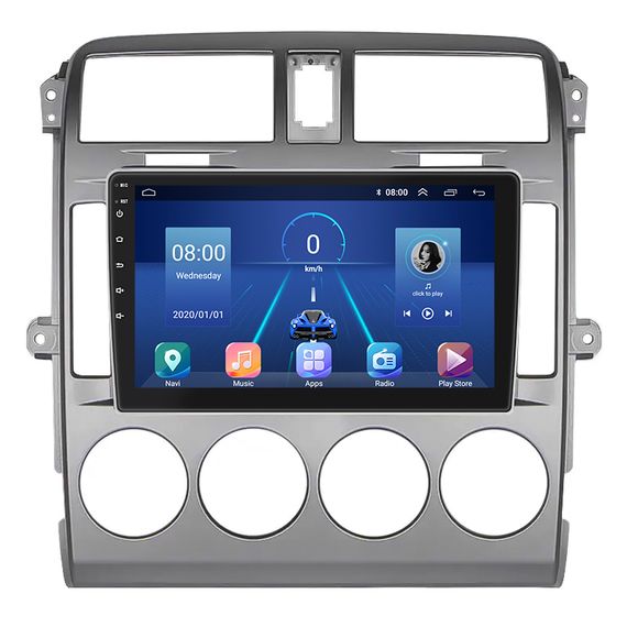 Штатна магнітола Lesko для Kia Carnival I Рестайлинг 2002-2006 екран 9" 6/128Gb 4G Wi-Fi GPS Top Киа