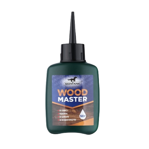 Клей 50гр блістер Мустанг Woodmaster | Зображення 1