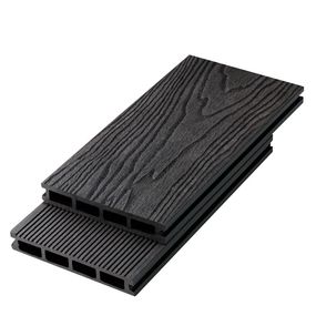 Террасная доска ДПК Brugan Elegant Light 3D Antracite 150х25х3000 мм