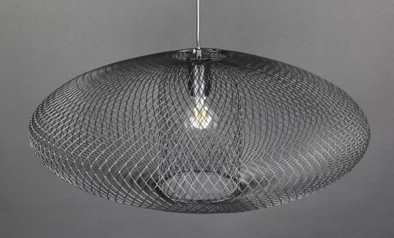 Люстра підвісна LOFT на 1 лампочку 27187 Чорний 30-160х58х58 см. | Зображення 4