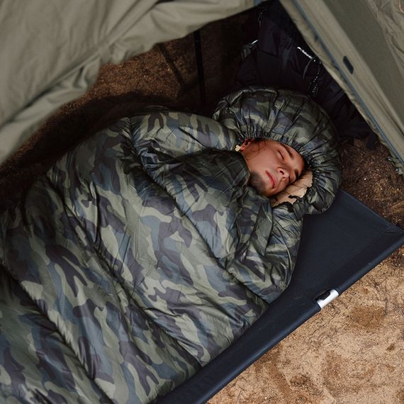 Спальний мішок з капюшоном Naturehike M320 CNK2350WS023, зелений камуфляж, лівий | Зображення 8