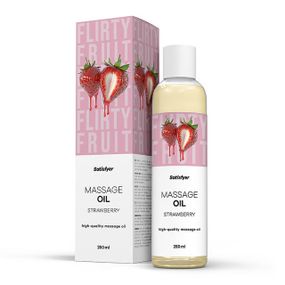 Розпродаж!!! Масажна олія Satisfyer Massage Oil Strawberry 250 мл (термін 30.04.2027) Sex Aura