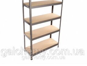 Стелаж металевий 1500х910х310/4пол ХДФ 3мм