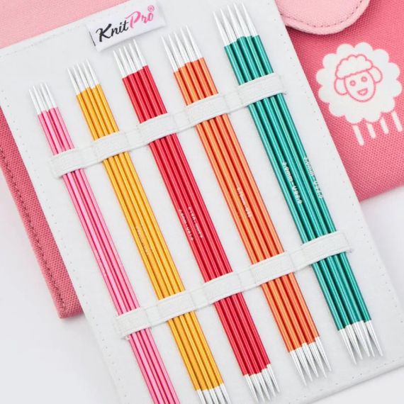 Набір шкарпеткових сталевих спиць KnitPro Zing Deluxe - Socks Kit, 15 см | Зображення 1