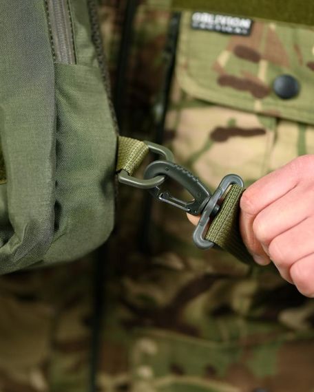 Тактична сумка через плече чоловіча однолямкова сумка для міста сумка месенджер для спорядження олива | Зображення 5