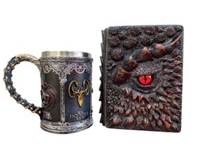 Подарунковий набір Кухоль 3D Сім Королівств і Блокнот 3D «Око Пламінного Дракона»