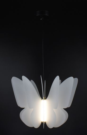 Люстра світлодіодна підвісна LED світильник для квартири на стелю лед 27086 Чорний 30-150х40х40 см. | Зображення 1