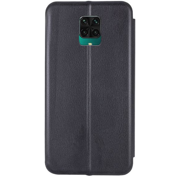Шкіряний чохол-книжка Classy для Xiaomi Redmi Note 9s / Note 9 Pro / Note 9 Pro Max Чорний | Зображення 2