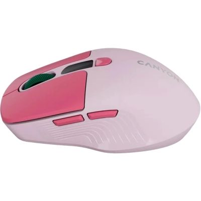 Мышка Canyon MW-26 LCD Silent Wireless/Bluetooth Pink (CNS-CMSW26P) | Зображення 2