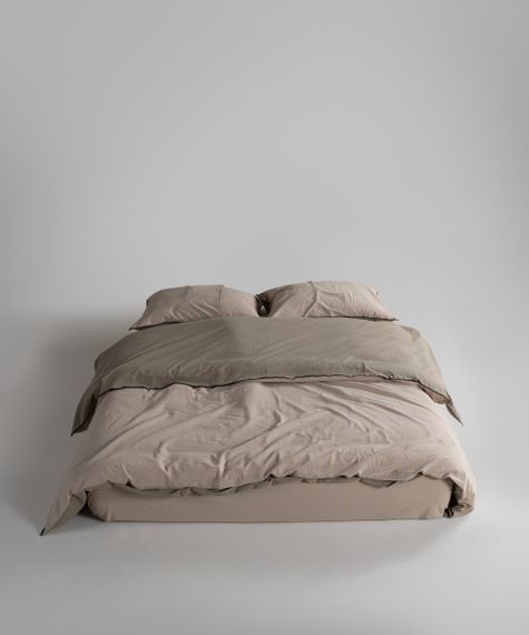 Постільна білизна Limasso Stonewashed Essualte 200 х 220 см Oxford Tan - Akdeniz Yesili | Зображення 3