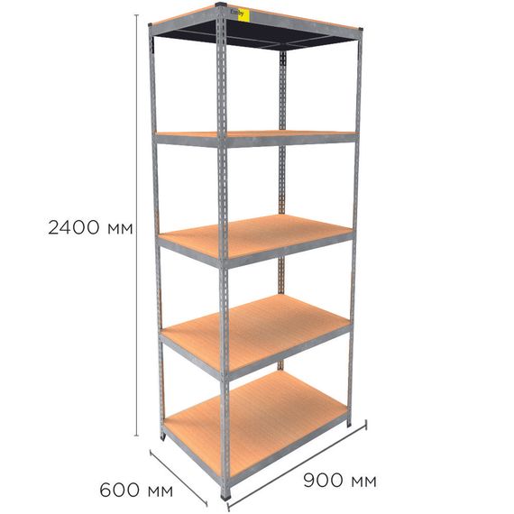 Металевий стелаж MRL-2400 ( 900x600) оцинкований