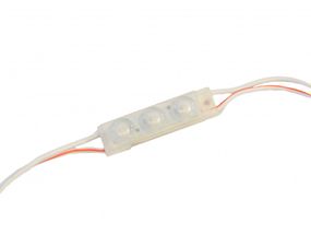 Светодиодный модуль 12V 1.08W SMD 2835 RED IP67 (BY-04/3)