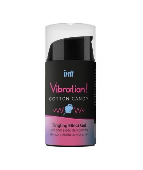 Рідкий вібратор INTT VIBRATION COTTON CANDY 15 ml | Зображення 1