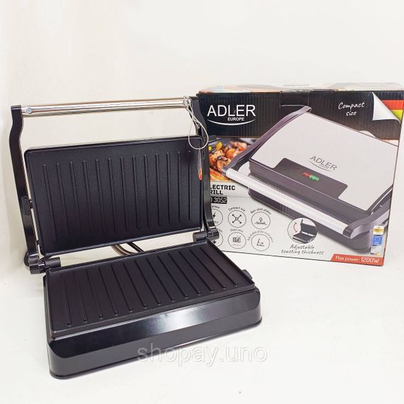 Електричний контактний гриль Adler AD 3052 1200Вт | Зображення 2