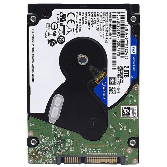 Жорсткий диск для ноутбука 2.5" 2TB WD (WD20SPZX) | Зображення 1