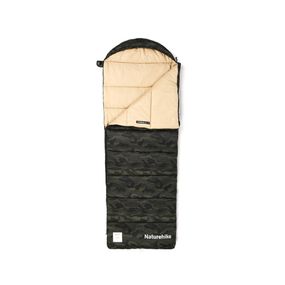Спальний мішок з капюшоном Naturehike M320 CNK2350WS023, зелений камуфляж, лівий