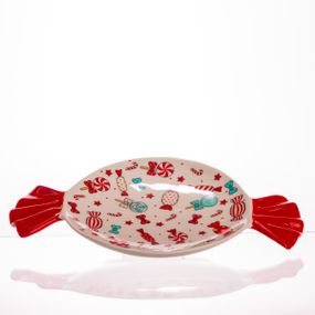 Новорічна тарілка з порцеляни Merry Christmas Ø15.5 см тарілка для десертів тарілки різдвяні CR-1-24