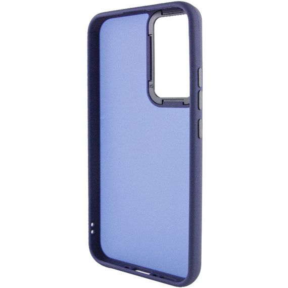 Чохол TPU+PC Lyon Frosted для Samsung Galaxy S24 Ultra Navy Blue | Зображення 2