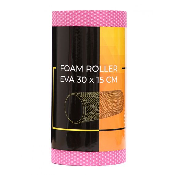 Масажний ролик Cornix EVA+ 30 x 15 см (валик, ролер) XR-0298 Pink | Зображення 4