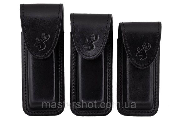 Чохол-В для складного ножа на липучці XXL шкіра чорний | Зображення 2