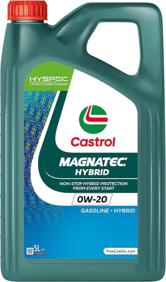 Моторна олива Castrol Magnatec Hybrid 0W-20 5л.