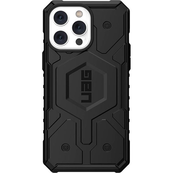 Ударостійкий чохол UAG Pathfinder with MagSafe для Apple iPhone 15 Pro Max (6.7") TPU+PC, Чорний