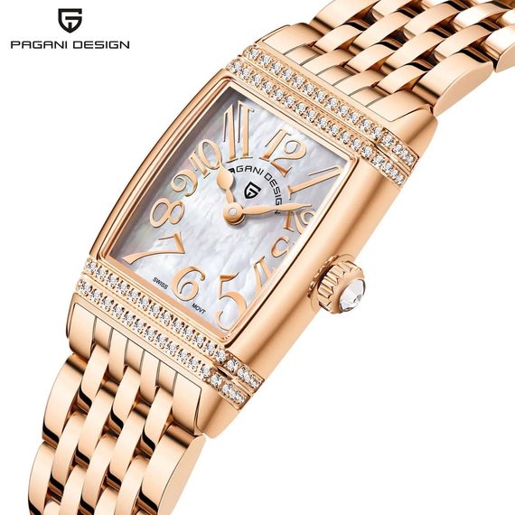 Жіночий годинник Pagani Design PD-1737 Rose Gold-White | Зображення 1