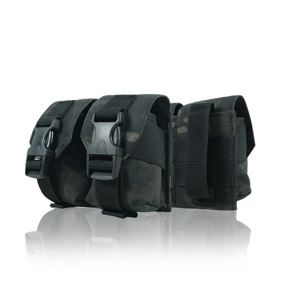 Тактический подсумок под 2 гранаты Kiborg Dark Multicam