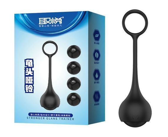 Тренажер для пеніса Black Glans Trainer Pro з прогресивним навантаженням | Зображення 7