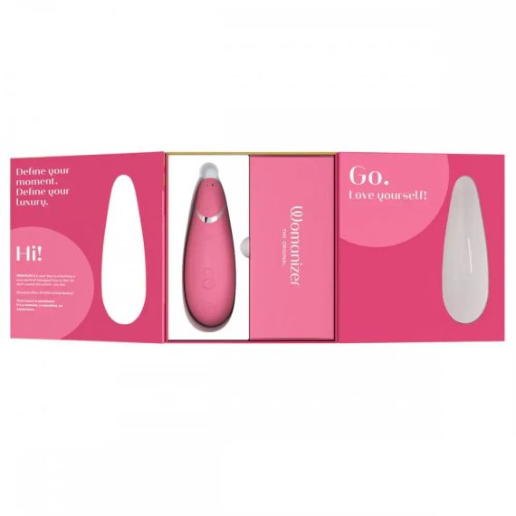 Вакуумний кліторальний стимулятор Womanizer Premium 2 Respberry Sex Aura | Зображення 9