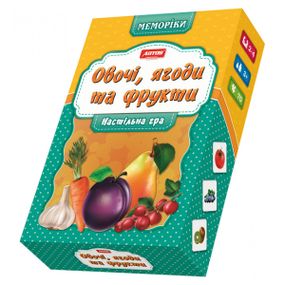 Настольная игра Artos Games Овощи, фрукты и ягоды 4820130620659