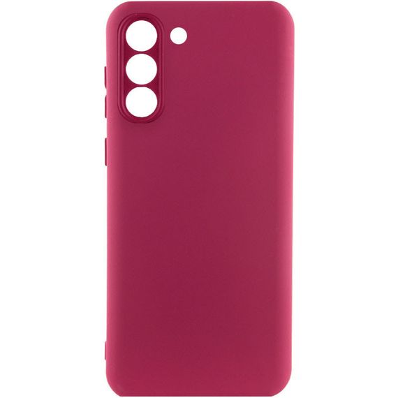 Чохол Silicone Cover Lakshmi Full Camera (A) для Samsung Galaxy S23+, Бордовый