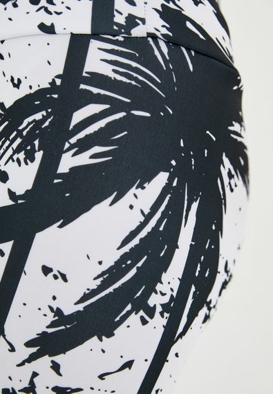 Спортивні легінси 4Profi з принтом "Тропік" білий з чорним розмір M дайвінг 15971 | Зображення 5