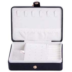 Скринька для прикрас з еко шкіри 16×11×4.7 см органайзер для ювелірних виробів HP-5-30B