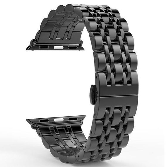 Металевий ремінець Primo Steel Link для годинника Apple Watch 42mm / 44mm / 45mm - Black