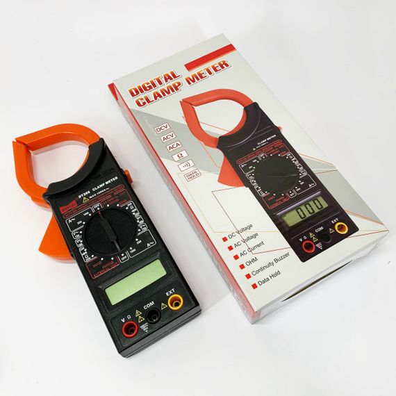 Цифровий кліщовий мультиметр HAOYUE DT266 з чохлом та щупами | Зображення 9