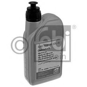 Олива трансміс. FEBI SAE 75W-80 GL-5 (Каністра 1л) FEBI BILSTEIN 40580 на RENAULT MEGANE CC (EZ0/1_)